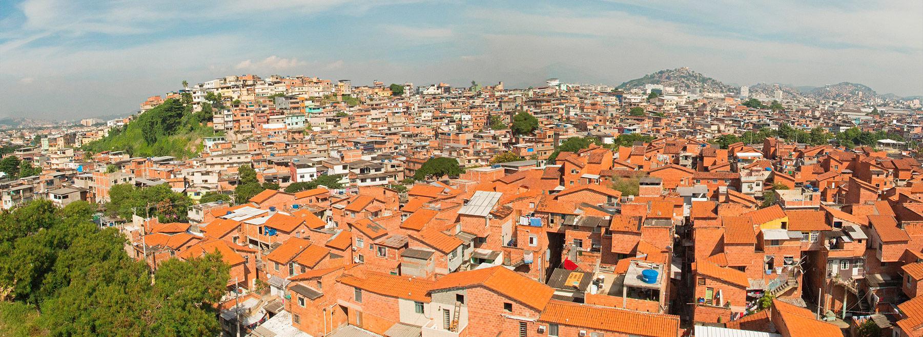 Vista panorâmica do Conjunto de Favelas da Maré.